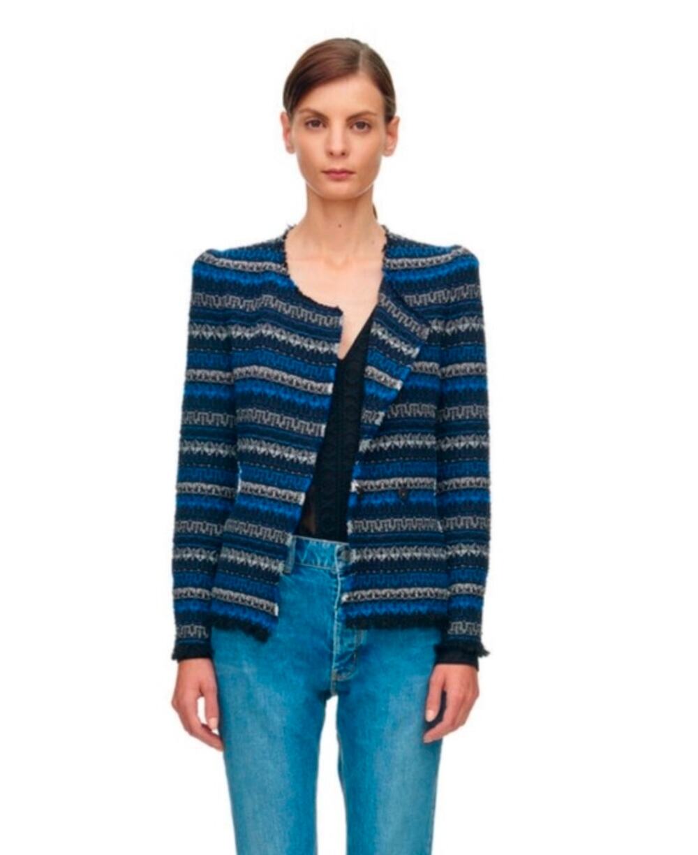 Rebecca Taylor Variegated Tweed Jacket Sz 8